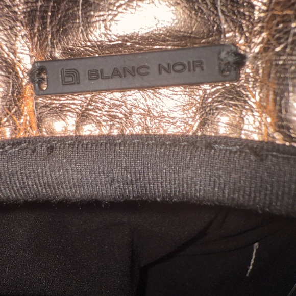 Blanc Noir Shimmering Gold Vest - Picture 3 of 6